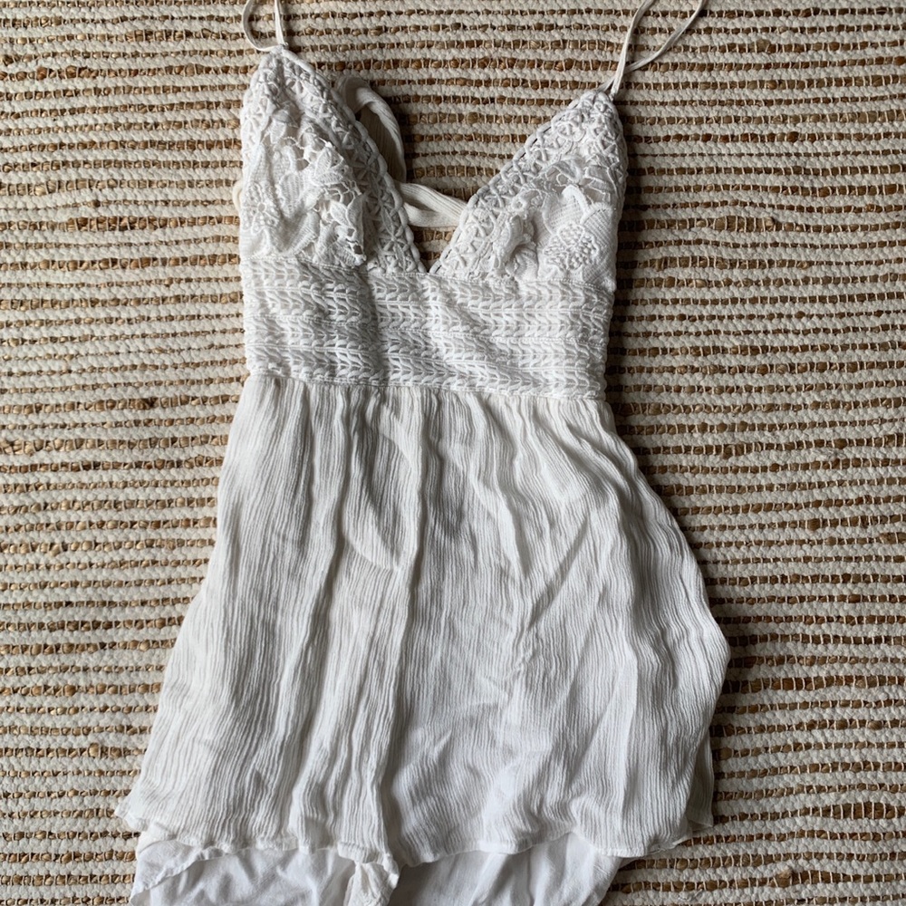 American Threads white romper M